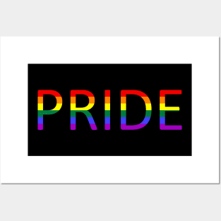 Pride LGBT Rainbow Flag Posters and Art